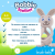 Brush Baby: 2в1 Гризалка Зайче и четка за орална хигиена 0-3 години - Bobbie Bunny Cappucino